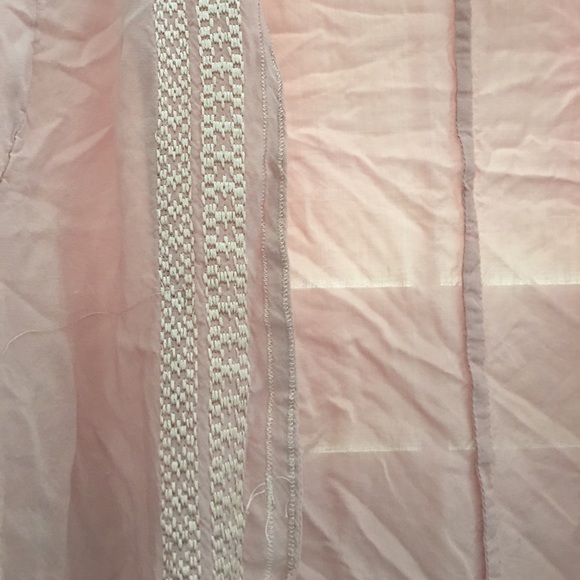 Pink Kimono w White Lace - Picture 2 of 2